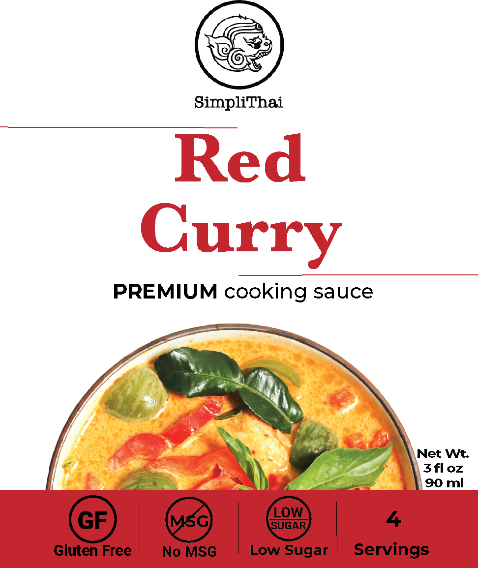 Red curry cooking sauce